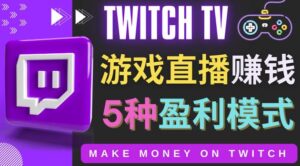 边玩游戏边赚钱的网站Twitch（圖奇）- 游戏直播网站Twitch的5种赚钱方法-生财有术