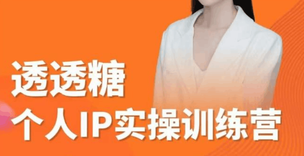 图片[1]-2023年个人IP实战课程：基础准备 短视频实战 高手进阶 变现落地 数据 电商变现-阿灿说钱