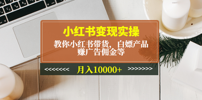 小红书变现实操：教你小红书带货，白嫖产品，赚广告佣金等，月入10000 