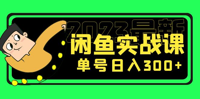 花599买的闲鱼项目：2023最新闲鱼实战课，单号日入300 （7节课）