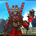 巨型马桶人大战官方内置菜单版  v1.0